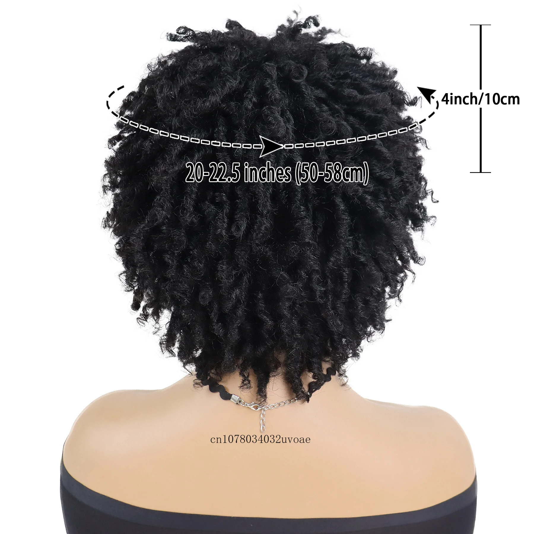 Peluca sintética trenzada para mujer, pelo corto Afro de ganchillo, rastas negras, rizadas diarias, Cool Girl Bouncy