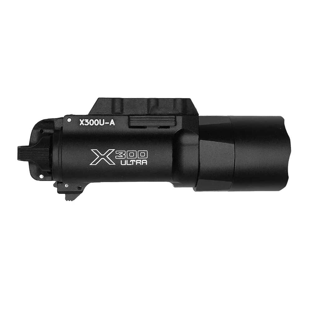 Luz de pistola X300U Surefir X300 Ultra táctica Airsoft Glock 17/19, linterna de explorador, luz de identificación para casco de caza y ciclismo