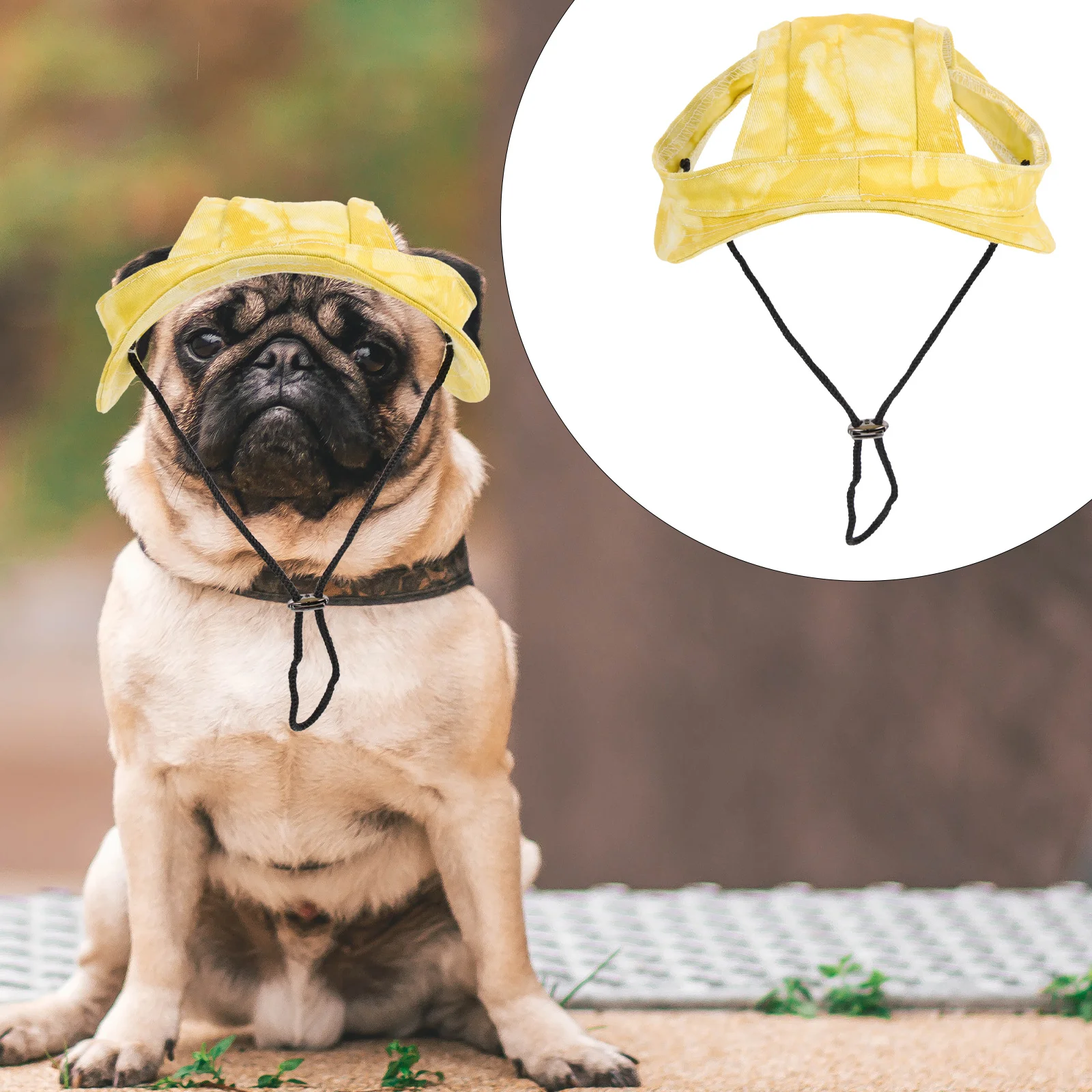 

Dog Baseball Hats Adjustable For Small Dogs Cats Sun Protection Pet Outdoor Hats Puppy Head Decor Bucket Caps