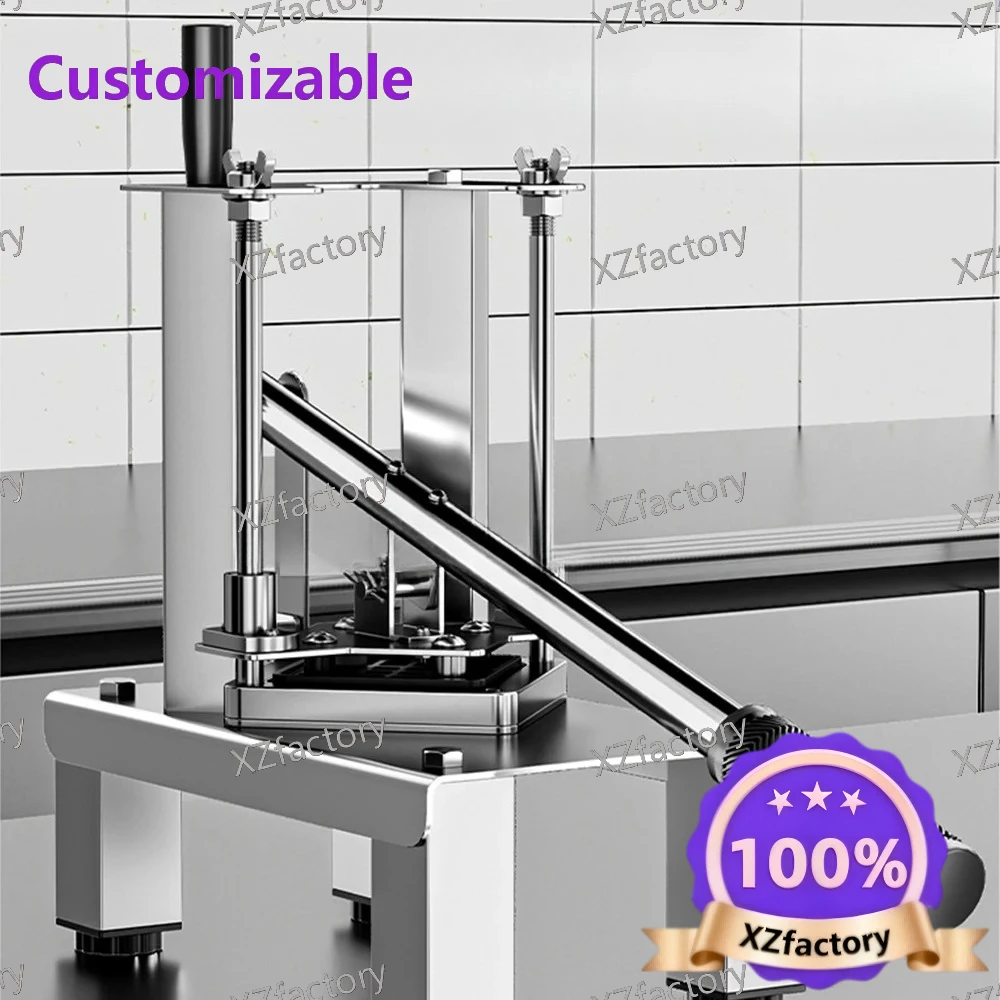 Factory Direct 2026 Top Rated Stainless Steel Potato Slicer Commercial Manual Vegetable Cutting Strip Machine Processador