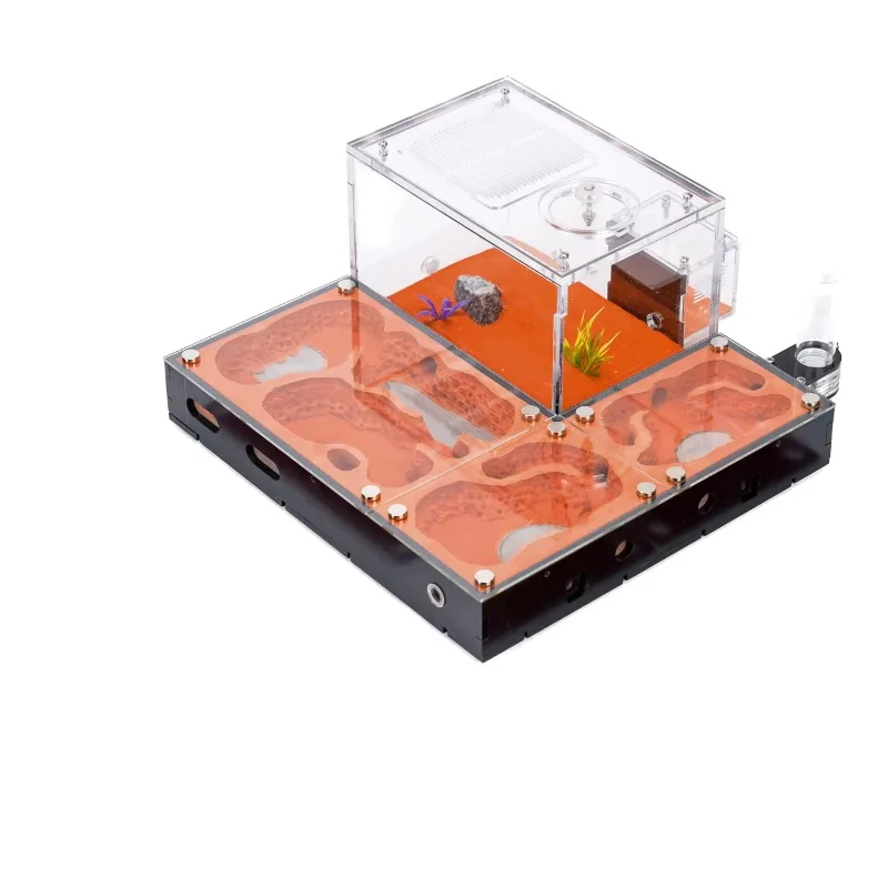 

Modern Eco-Friendly Acrylic Rectangle Ant Farm Water Tower-Equipped Unlimited Expansion & High-Moisture Ant Nest for Insect Box