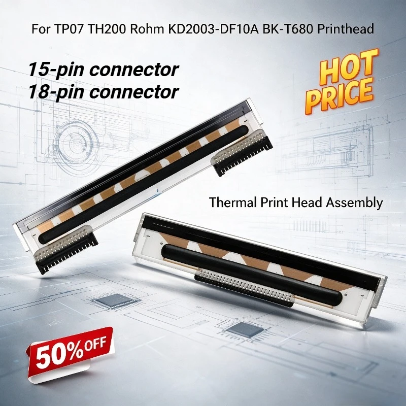 New KD2003-DF10A Printer Head Compatible for Toledo Prix 4 Prix 5 Electronic Scales Prix4 5 Printer Printhead Tp07 TH200 Rohm