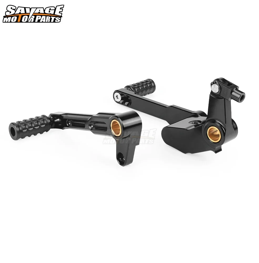 Rear Brake Lever Pedal Gear Shift Lever For DUCATI MONSTER 696 796 795 1100 S Shift levers CNC Footrests Motorcycle Accessories image 4