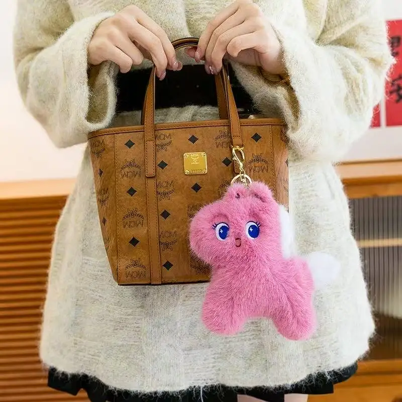 أحدث قلادة لعبة Kawaii القطيفة تجعل صوتًا، مملوءة برسوم الرسوم المتحركة اللطيفة، مثالية لهدية الدمى للأصدقاء