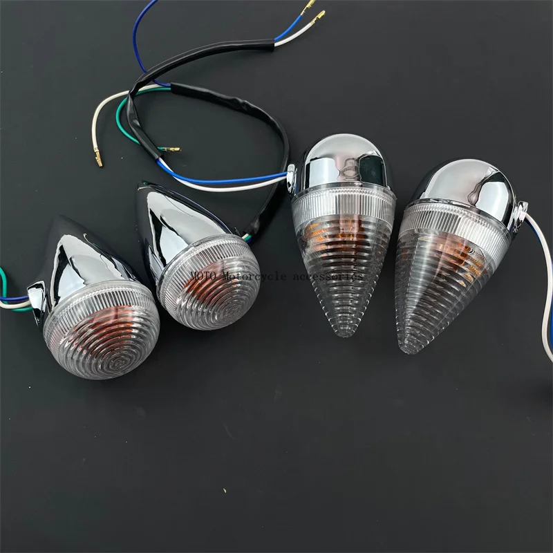 

Motorcycle Front Rear Bullet Turn Signal Indicator light Lamp For YAMAHA XV1900 XV 1900 2006-2013 07 08 09 10 11 12 Clear