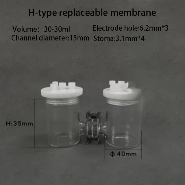 Laboratory sealed H-shaped Electrochemical Three-electrode Electrolytic Cell