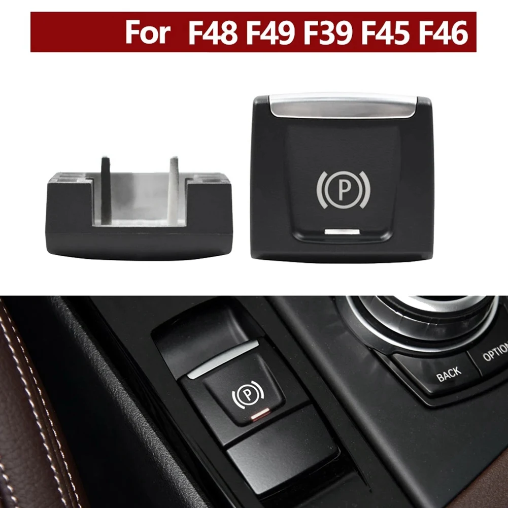 Picture 3: #82L Automotive Parts & Accessories,Electronic Parking Brake Switch Button Replacement (Black)