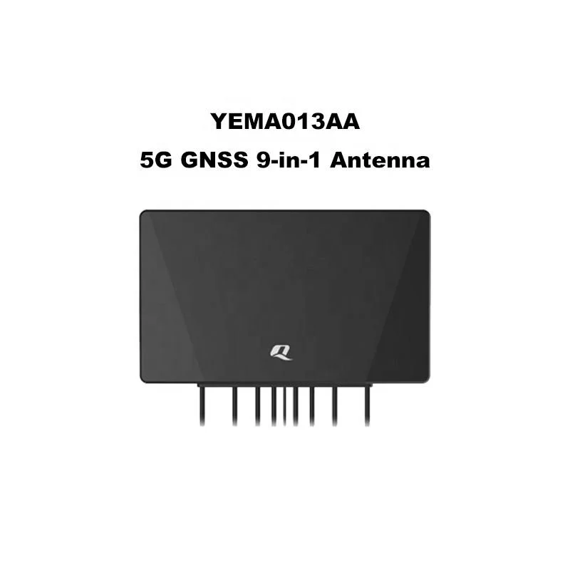 Quectel YEMA013AA 5G e GNSS 9 em 1 Antena Muilt-frequência de alto ganho à prova d'água IP67 3M RG174 cabo SMA macho para dispositivo 5G