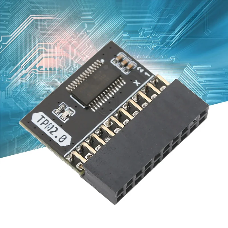 TPM Security Module 2.0 LPC Interface 14 Pin MSI Compatible X99 Multi-brand Motherboards Model X99JS12 X99 JS11