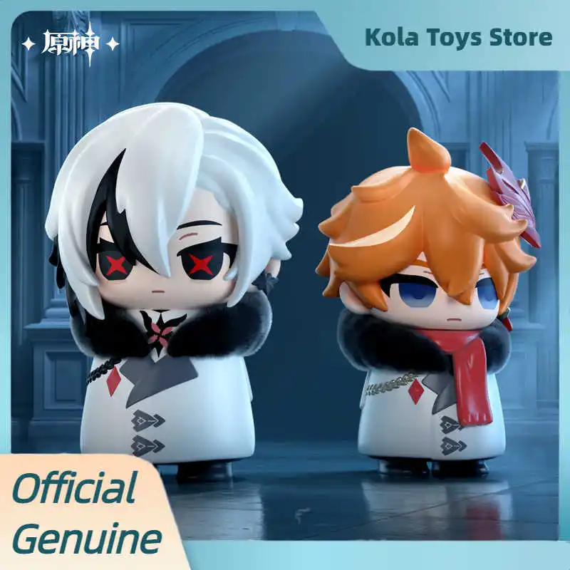 

Новая серия Genshin Impact Fatui Harbingers, слепая коробка, фигурки Ними, настольный орнамент, модель игрушки Genshin Q, версия Mystery Box, подарок