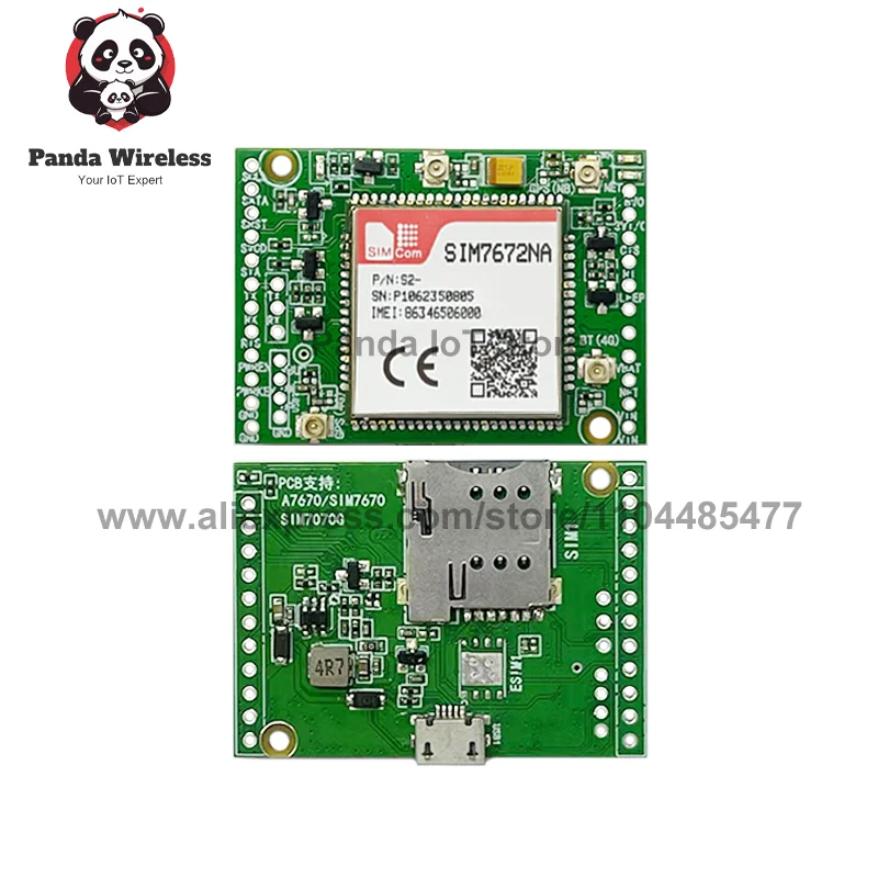 SIMcom LTE CAT4 sin GPS SIM7672NA 4G Core Board conectividad de alta velocidad para aplicaciones de automatización industrial IoT M2M