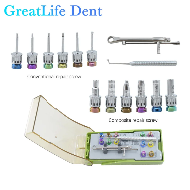 

GreatLife Dent Restoration Hand Drill Surgical Repair Universal Tool Torque Wrench Screwdriver Universal Prosthetic Kit