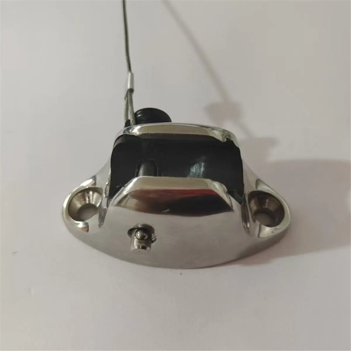 22mm Boat Bimini Top Cap 316 Stainless Steel Top Fitting with Seat Eye End for Marine Boat Yacht Rail Tube