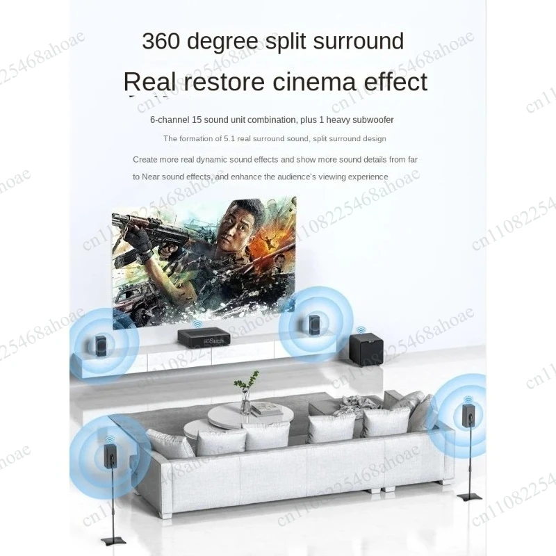 Karaoke set Bluetooth subwoofer CX wireless surround echo wall TV audio home theater