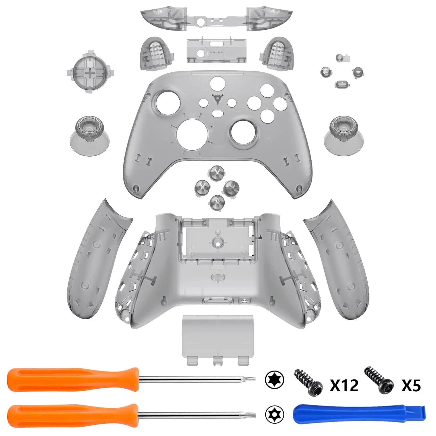 

Полный комплект корпуса с кнопками для контроллеров Xbox Series X и S, сменный корпус для беспроводного контроллера Xbox