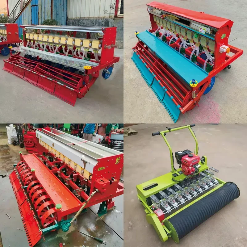Tractor Towed Seeder Multi Function Wheat and Grain Seeder Customizable Multiple Sowing Lines for Farm Planting