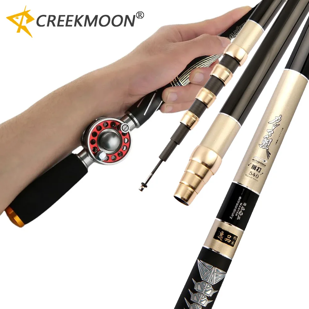 

Ultralight Hollow Rod 4.5m 5.4m 6.3m 7.2m Fishing Pole Short Sections 28 Tone Spinning Olta Carbon Fiber Hard Stream Peche Pesca