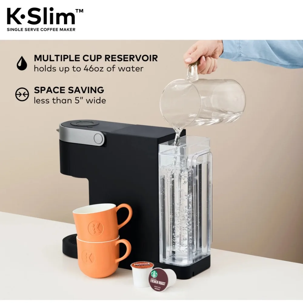 Black Single Serve K Cup Pod Coffee Maker