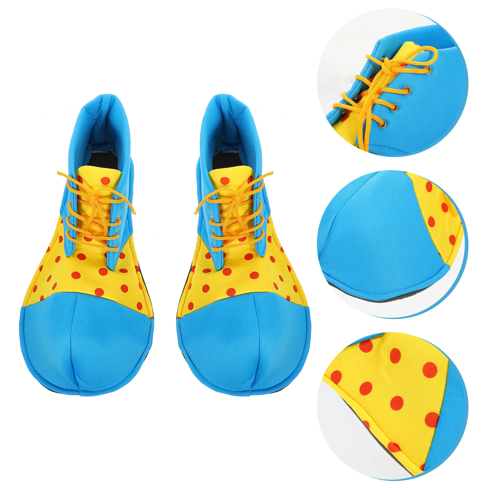 Halloween Clown Shoes Brown Sandals Dreses Cosplay Costume for Big Props Scary Supplies Toddler