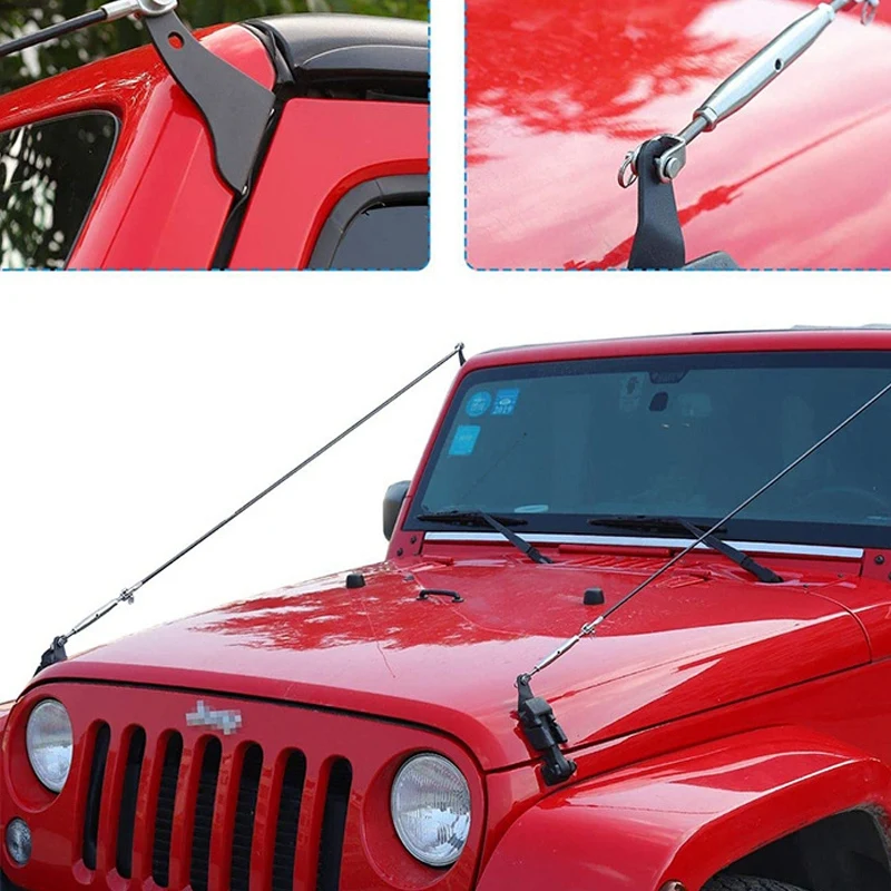 Newlimb Risers Kit Through The Jungle Protector Obstacle Eliminate Rope For Jeep Wrangler JK 2007-2018 Accessories