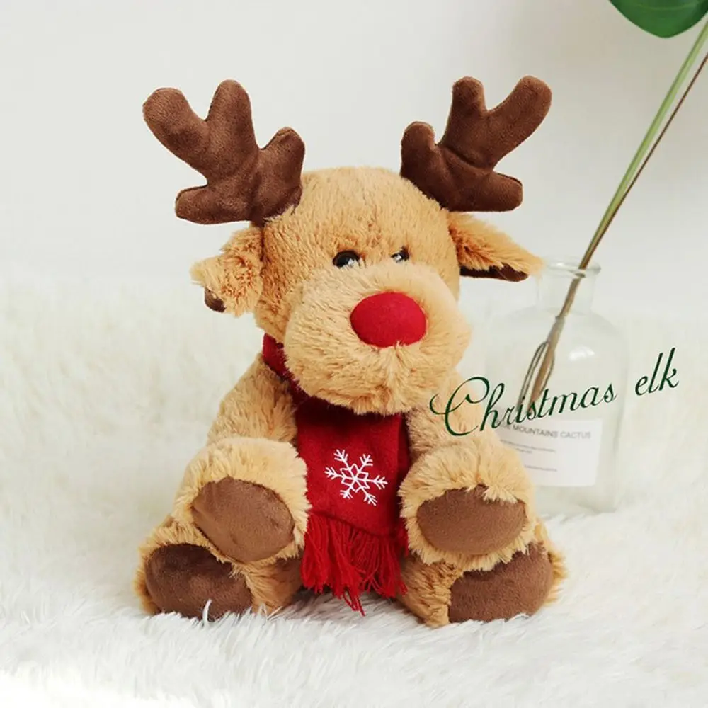 30cm Cute Doll Toys Cartoon Dolls Accessories Elk Elk Plush Toys Stuffed Toy Christmas Gifts Plush Doll