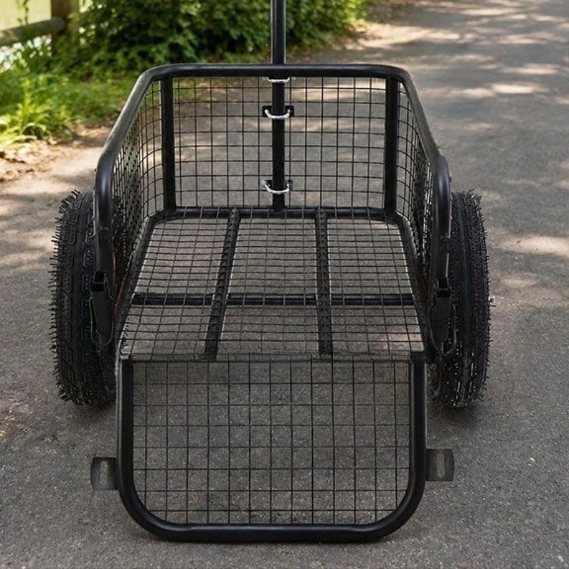 Outdoor Electric Vehicle Hanging Pull Small Trailer Portable Camper Outdoor Tools Hanging Push Picnic Truck Strong Load Bearing