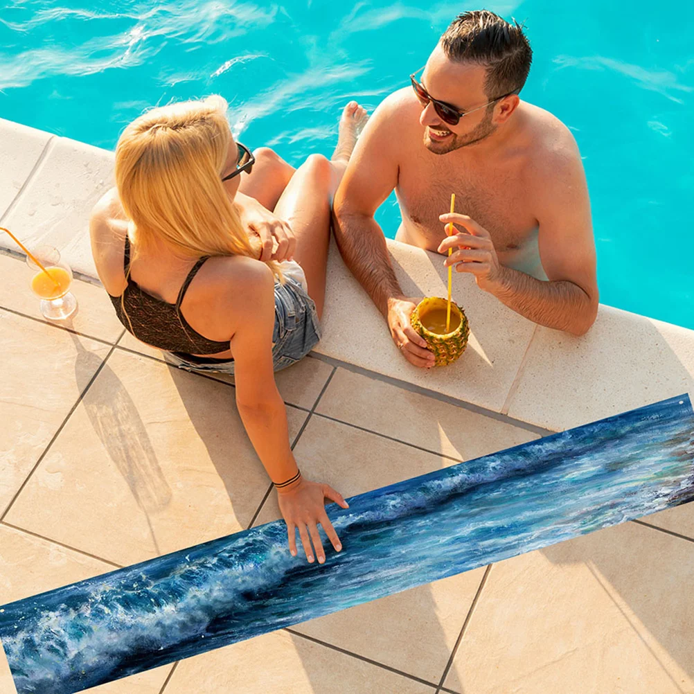 

4Pcs 2x6 Feet White Polyester Canvas Banners Custom Vinyl Hanging Banner Rectangle DIY Decor for Events Parties Back to School