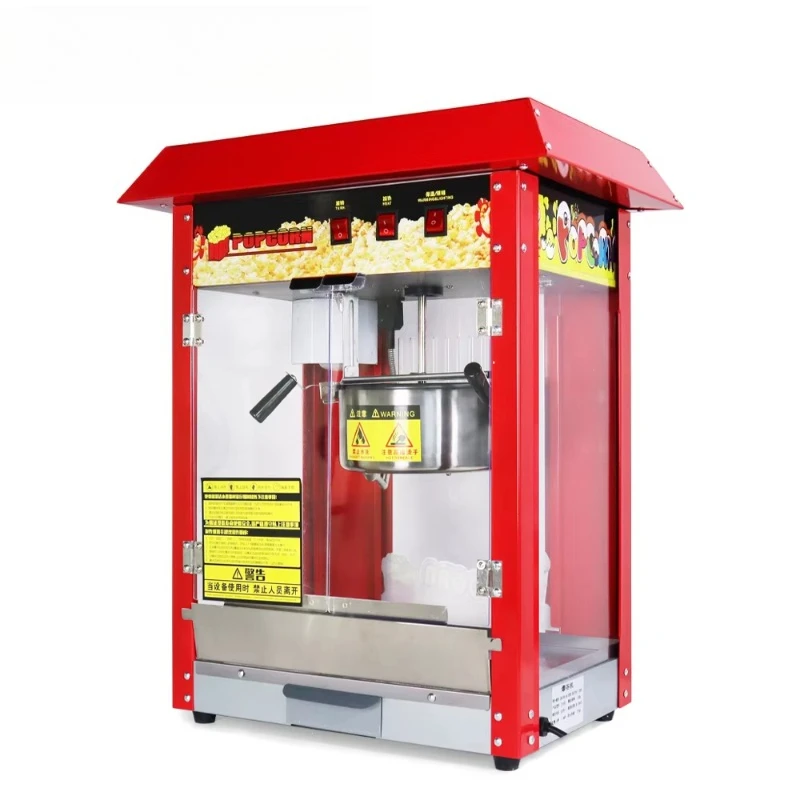 8OZ Acrylic Pop Corn Popcorn Makers Automatic Commercial Popcorn Machine