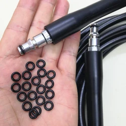 100 Pcs Rubber gasket High pressure water pipe sealing waterproof gasket Outer diameter 8mm/inner diameter 4mm Water gun gasket