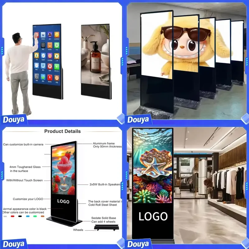 43Inch Advertising Displays Full Screen Digital Signage Display Digital Display for Advertising