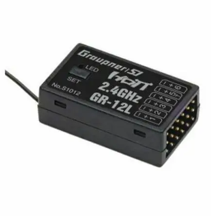 Graupner 33506 GR-12L 12 6 Channel 2.4GHz 6K HoTT Receiver & Flight Controller/Vario 2.4G Receiver Remote HoTT