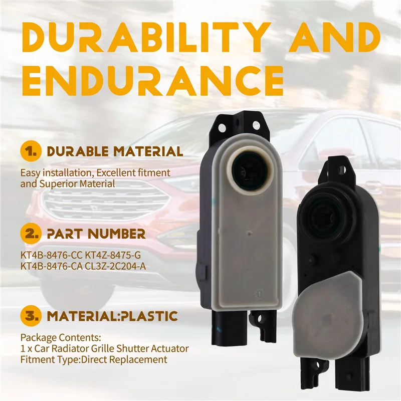 KT4B8476CA 5877Q1011 Aktive Grille Shutter Antrieb Auto Kühler Motor CL3Z2C204A Für Ford Edge Explorer Focus 19-24