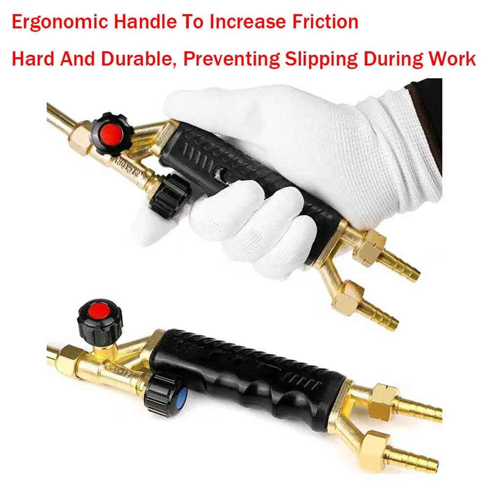 H01-6 Small Gas Brazing Welding Gun Welding Thickness 1-6mm Plastic Handle Welding Gun Oxygen Acetylene Injection Welding Gun