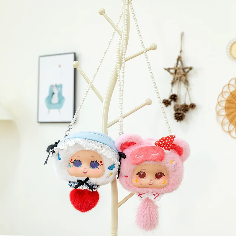 

Lovely Alice in Wonderland Plush Crossbody Bag Doll Rabbbit Mad Hatter Cheshire Cat Toy Pillow Soft Gift For Children