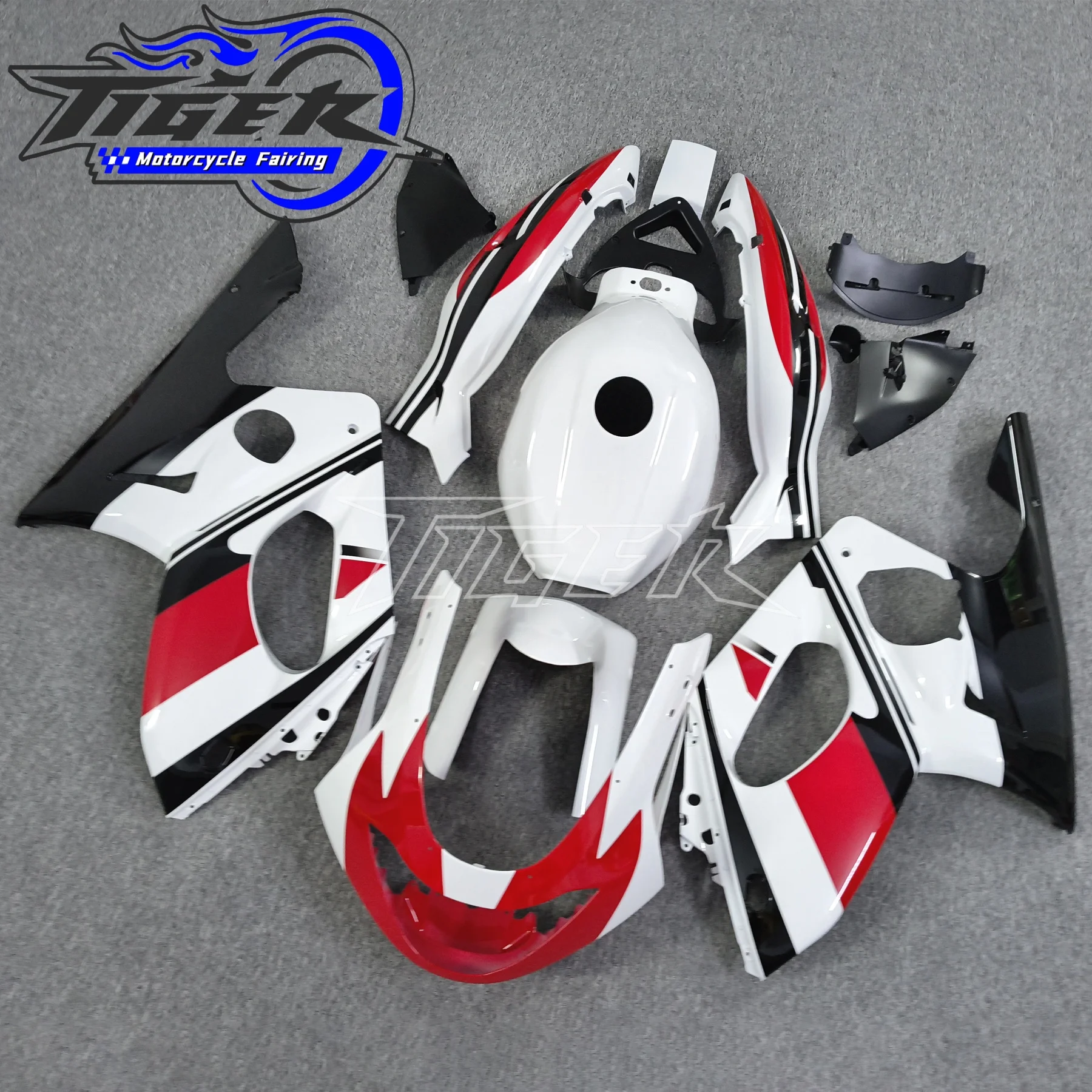 Wholesale YZF600 Fairing Kit For Yamaha YZF 600 Thunderace Fairing 97 98 99 00 01 02 03 04 05 06 07 Black red Motorbike Fairing