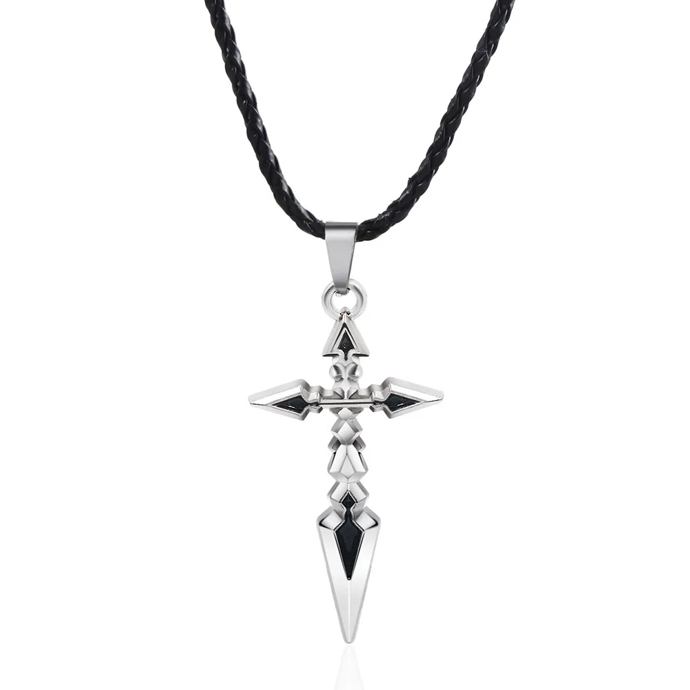 Fate stay night 925アクセサリー　定価22,000円✨ Anime Fate Stay Night Necklace Fate Zero Saber Emiya Cross Pendant
