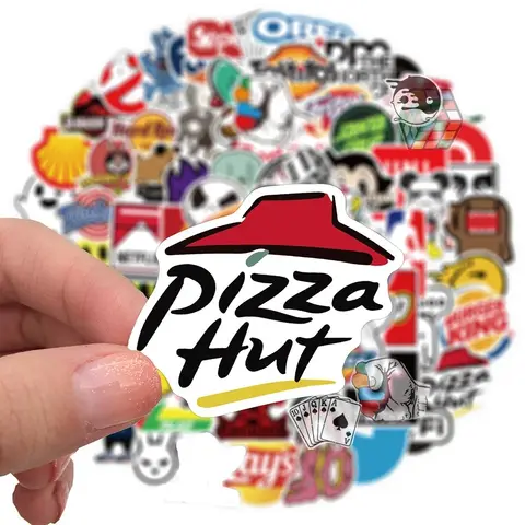 लैपटॉप, स्केटबोर्ड, सामान, बाइक, मोटरसाइकिल, फ़ोन, कार, स्टिकर, डीकैल, खिलौनों के लिए 50/100/200 पीस कूल फ़ैशन ब्रांड लोगो स्टिकर DIY 8 best sales एप्पल लोगो स्टिकर - №4