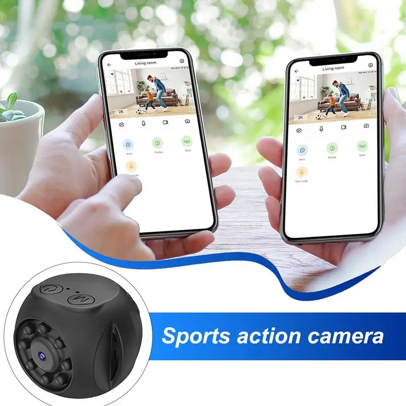 

Security Camera Outdoor Camera Indoor WiFi Camera Home Camera Sports Camera Night Vision Rechargeable Action Camera For Baby &