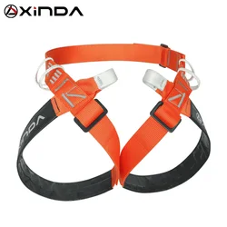 Xinda Outdoor Cave Exploration Safety Belt Fast Descent Rock Climbing Harness Ultra-light Simple Half-body Harness