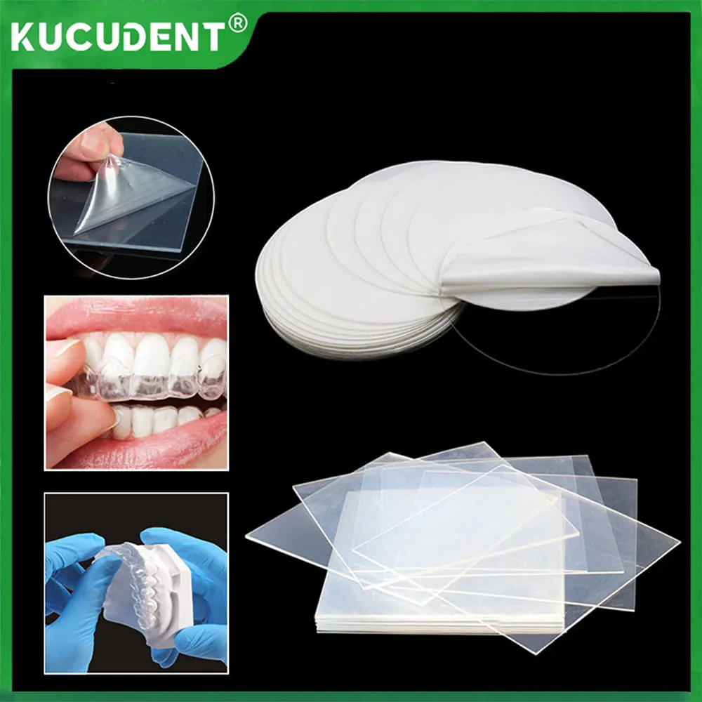 

Dental Sheet Vacuum Forming Lab Splint Thermoforming Denture Model Retainer Slice Hard/Soft Square/Round Dentistry Materials