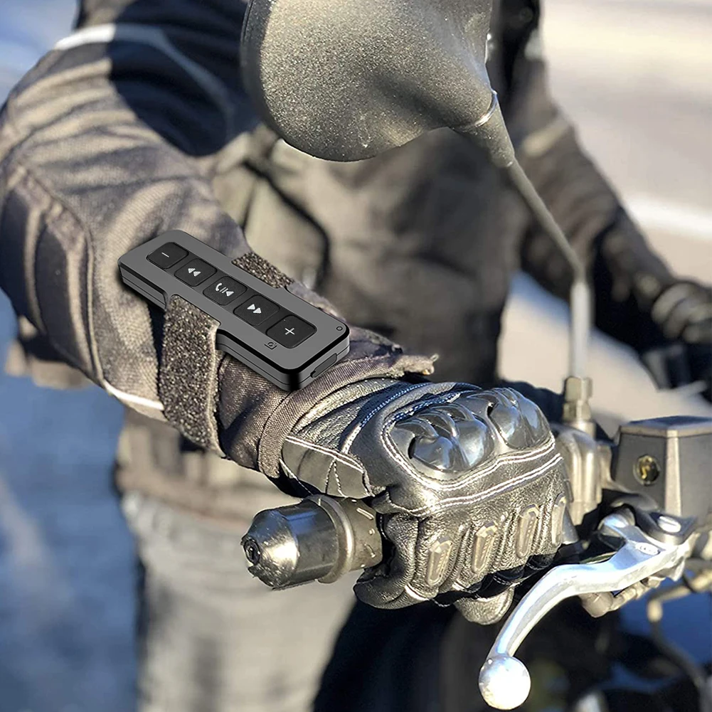 

Наушники для шлема, Bluetooth-совместимые, 5 клавиш, автомобильный DVD-плеер, водонепроницаемый беспроводной пульт дистанционного управления, телефонный звонок, аккумулятор 450 мАч