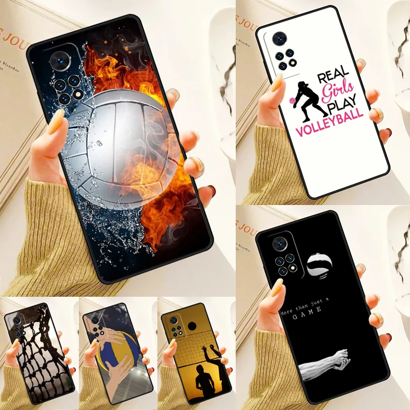 Play Volleyball Ball Case For Samsung Galaxy S24 Plus S23 S20 S21FE Lite S22 Ultra Note 20 S8 S9 S10 Phone Coque