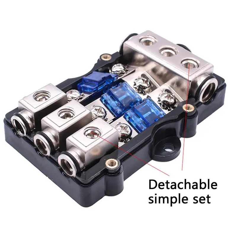 Car Audio Fuse Waterproof Car Modification High Current Socket Car Modification High Current Socket Fuse Box Holder With Buckle