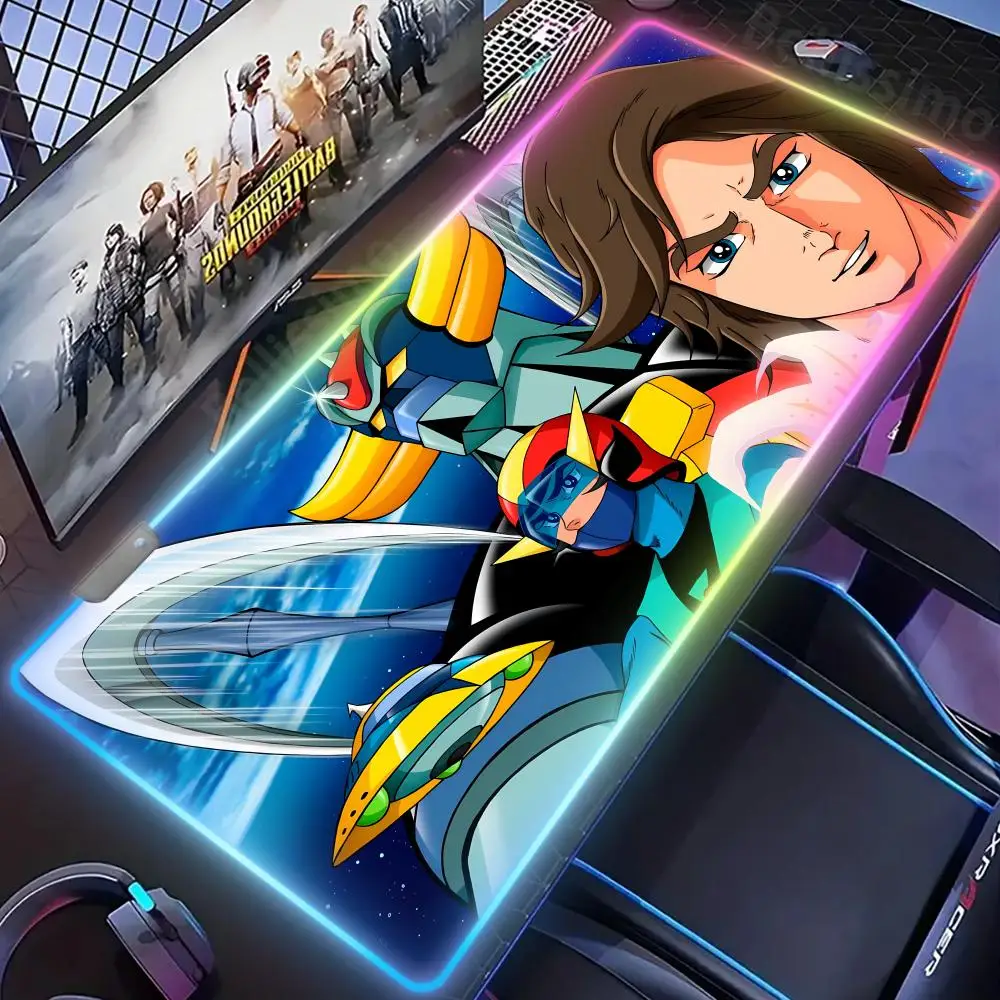 

Mouse Pad RGB G_grendizerS Durable Desktop Pad Mechanical Gamer Keyboard Non-Slip Rubber Edge New products locking Luminescence