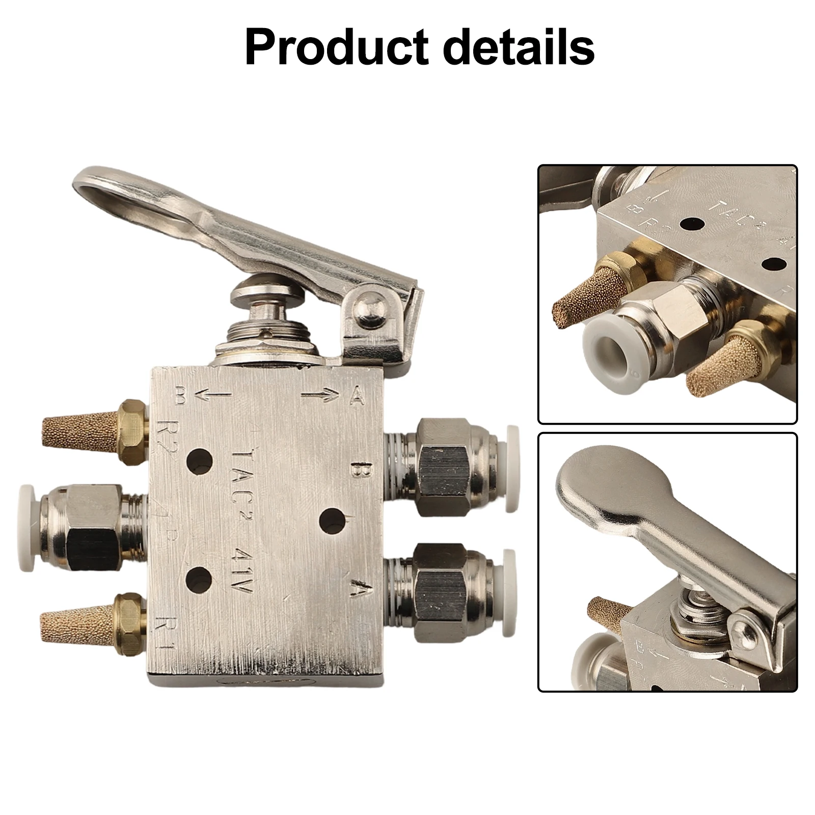 5 Way Switching Valve Switch Brass Body Valve 2 Position Mechanical Valve Air Flow Control Air Switching Valve