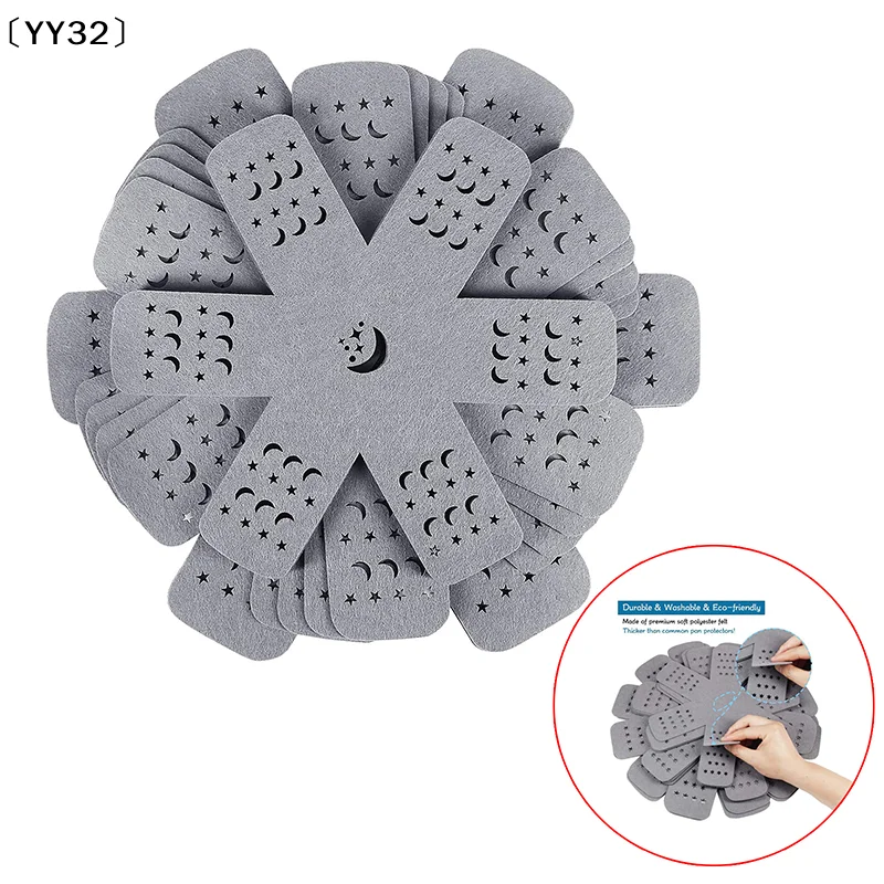 Pot Protectors 12 For Stacking, Pot And Pot Dividers, 4 Different Sizes To Avoid  Cookware Protectors〔YY32〕