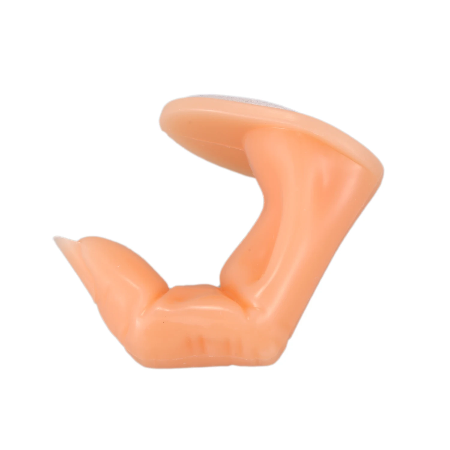 AT17 Maniquí de dedo postizo para entrenar Gel Acrílico Fibra de Vidrio Nail Art-Naranja.