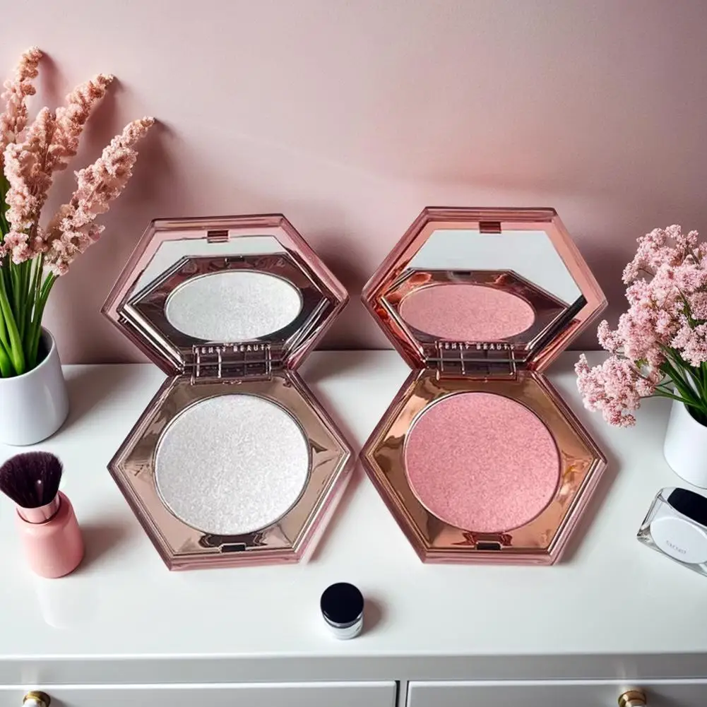 3D ダイヤモンド高光沢パウダーマット輪郭パレットナチュラル真珠光沢のある美白輝くグリッター顔用韓国化粧品