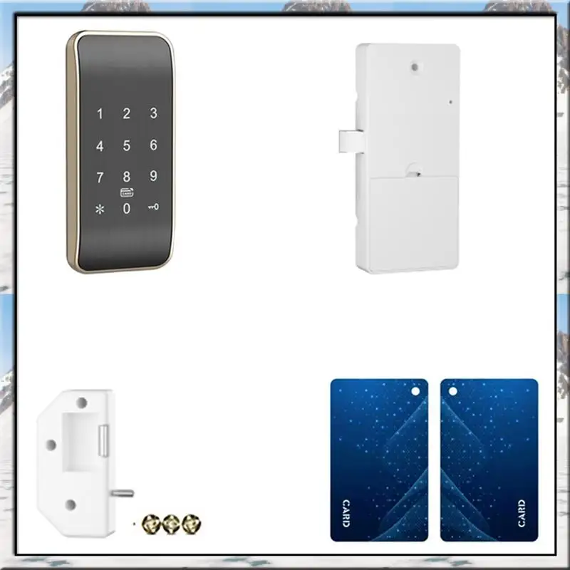 

AA46 Wireless Access Control Digital Keypad Phone/RFID/Card Password Cabinet Lock For Lockers