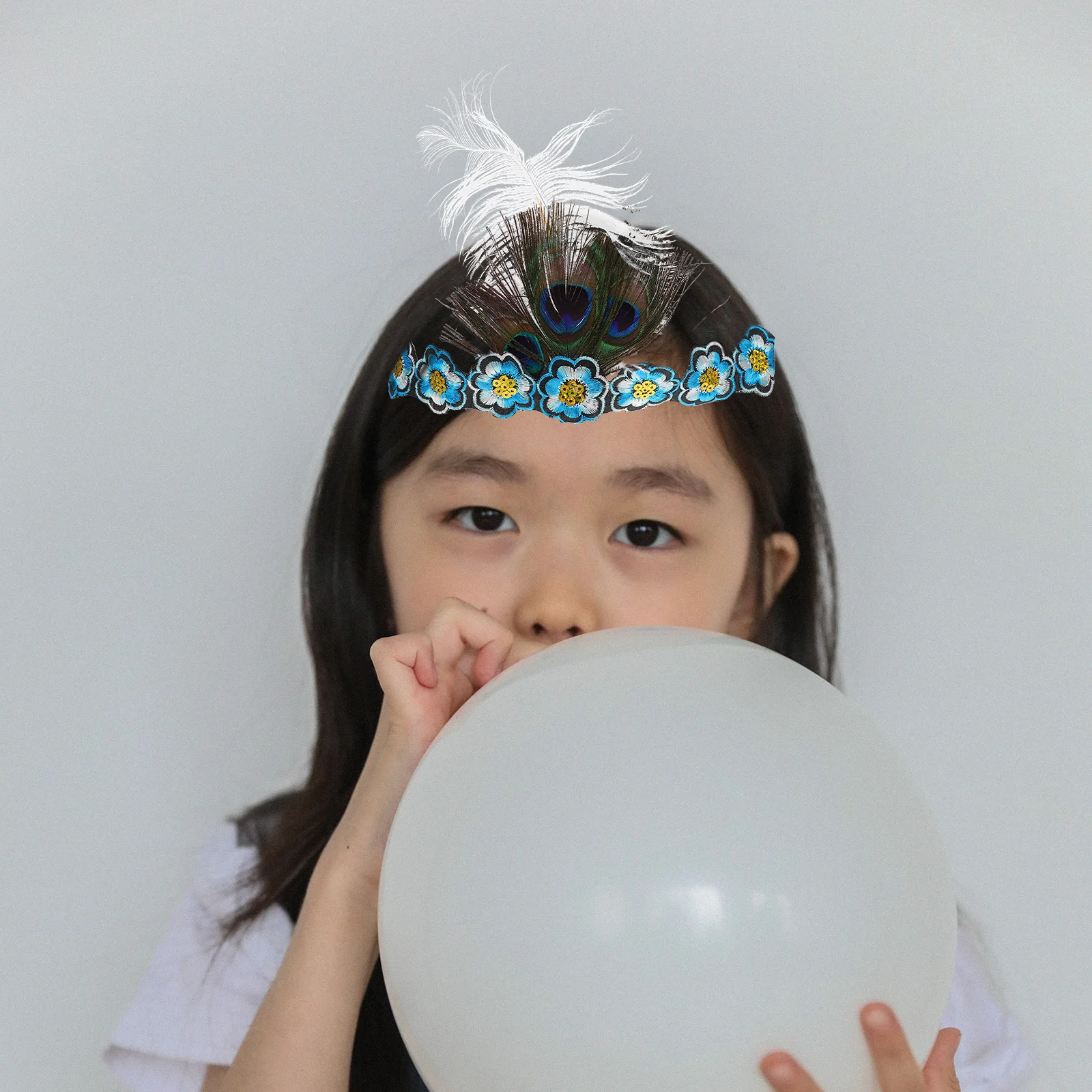 

2 шт. аксессуар для волос винтажный стиль повязка на голову с шлейфом косплей вечерние декоративные головные уборы повязка на голову с шлейфом